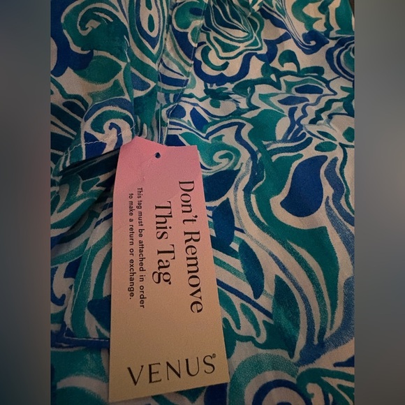 VENUS Multicolor High Low Ruffle Hem Maxi  Dress* - Picture 8 of 12